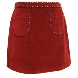 Mossimo Wine Red Velvet Mini